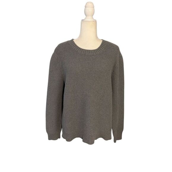 J. Crew Mercantile cotton/wool crewneck sweater - Picture 1 of 8